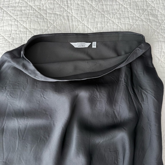 NWOT & Other Stories Charcoal Maxi Slip Skirt - Picture 5 of 7